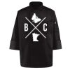 Black Knot Button Chef Coat Thumbnail